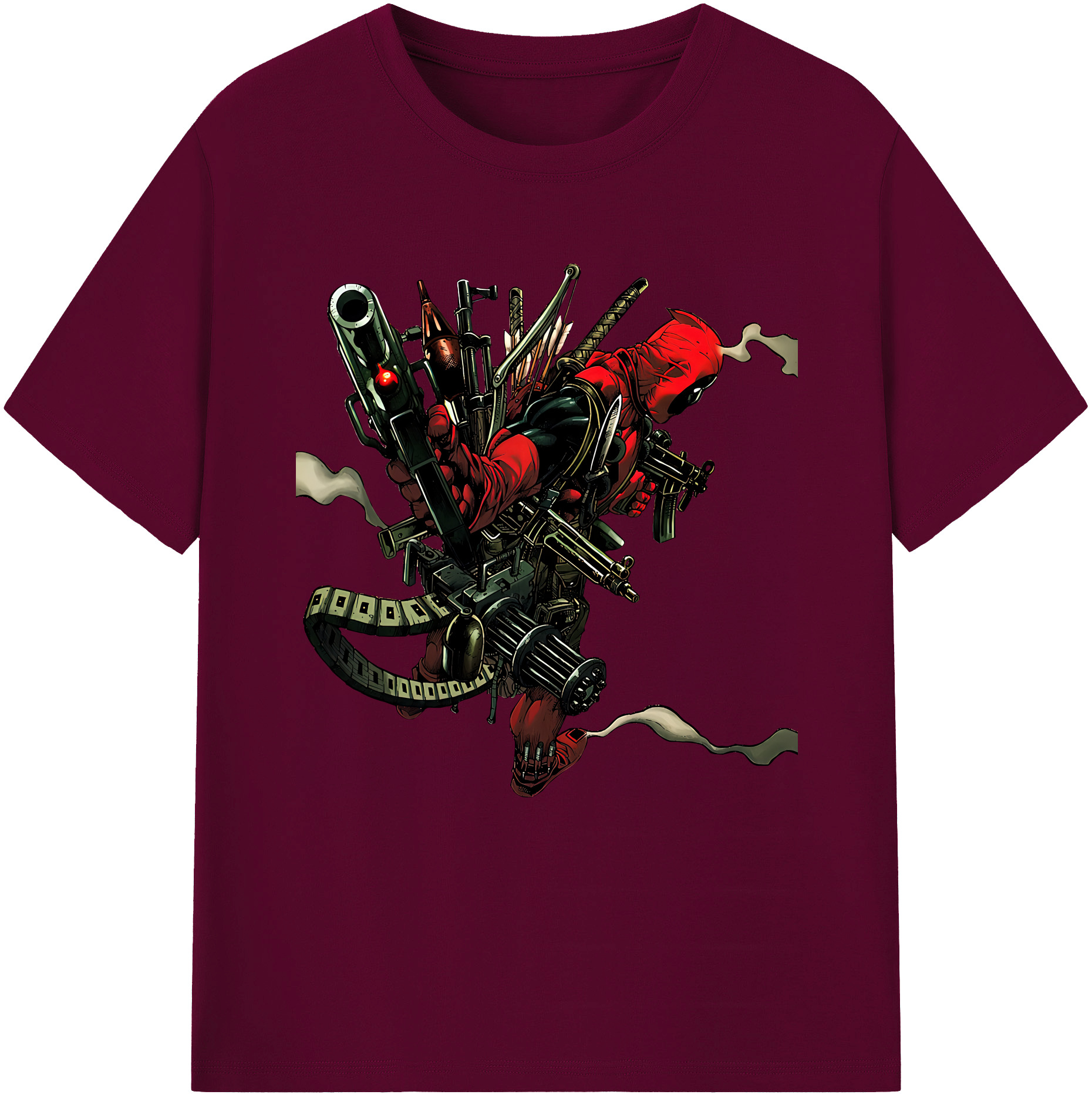 （画像用） Deadpool デッドプール レディースカジュアルプリントTシャツ（綿100％）